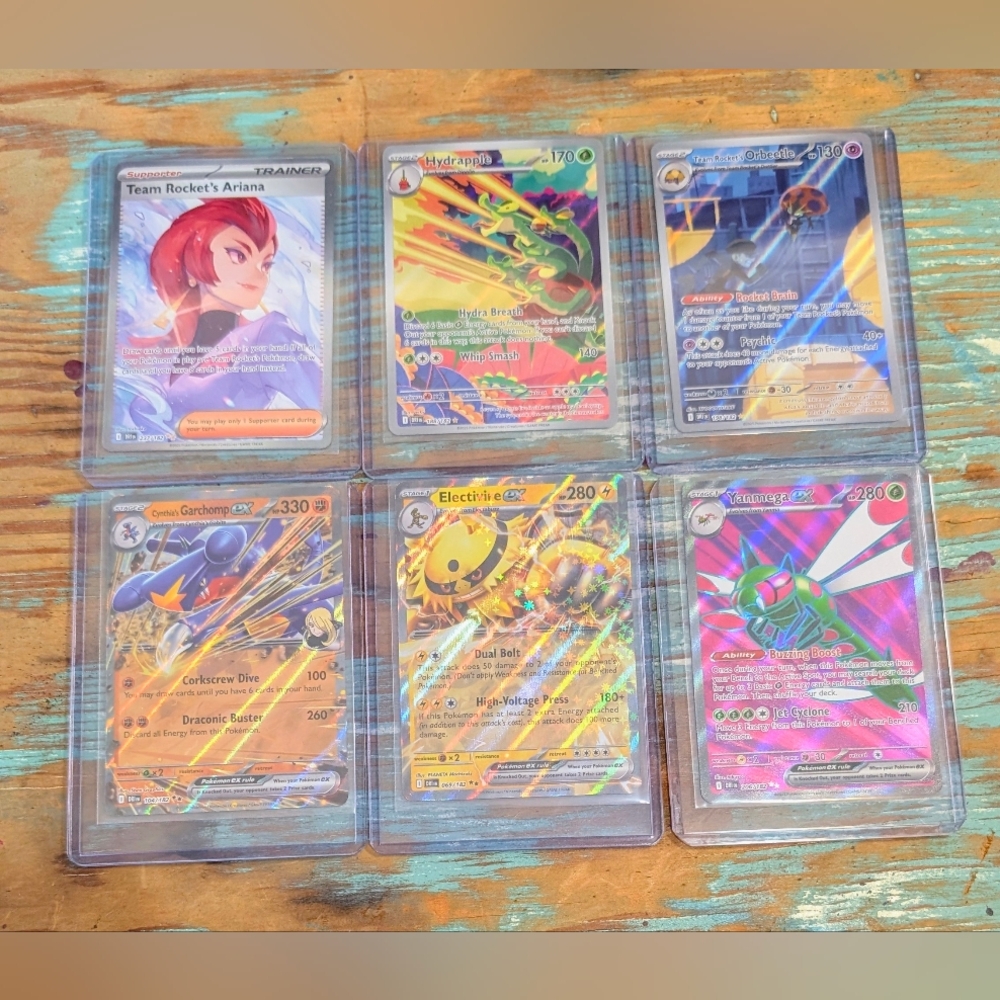 Pokemon Destined Rivals Rare Ex Bundle Including Team Rockets Ariana 237